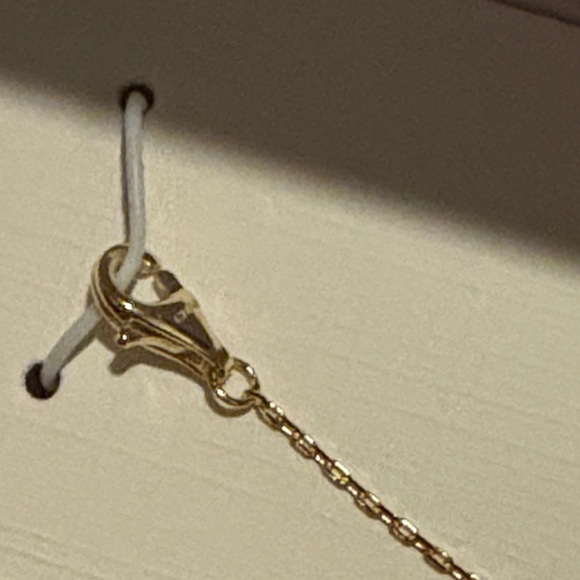 Sterling Silver & 14K Gold Plated Bracelet with Clover shape motifs - Picture 9 of 9